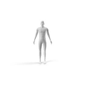 3D model Rigged Human Hybrid Neutral Model